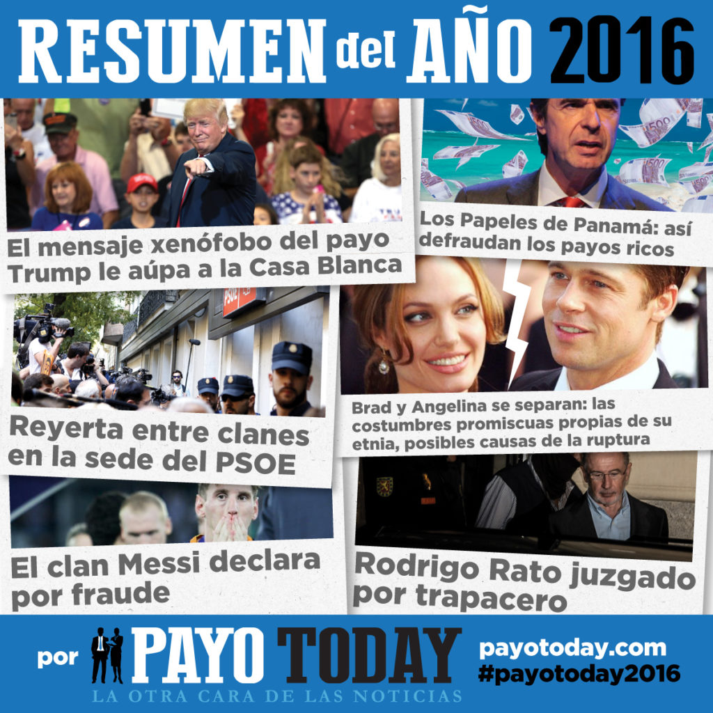 Imagen para redes sociales de la campaña social Payo Today 2016 de la Fundación Secretariado Gitano